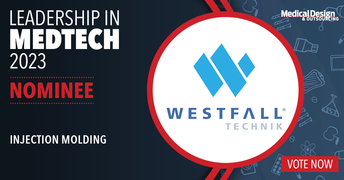 MedTechDaily's tweet image. .@WestfallTechnik is running in the #InjectionMolding category of this year&apos;s MDO Leadership in #MedTech.

You can vote for Westfall Technik, HERE: medicaldesignandoutsourcing.com/leadership-com…

#MicroTooling #MacroTooling #MicroMolding #MacroMolding #PlasticMolding #InjectionMolding