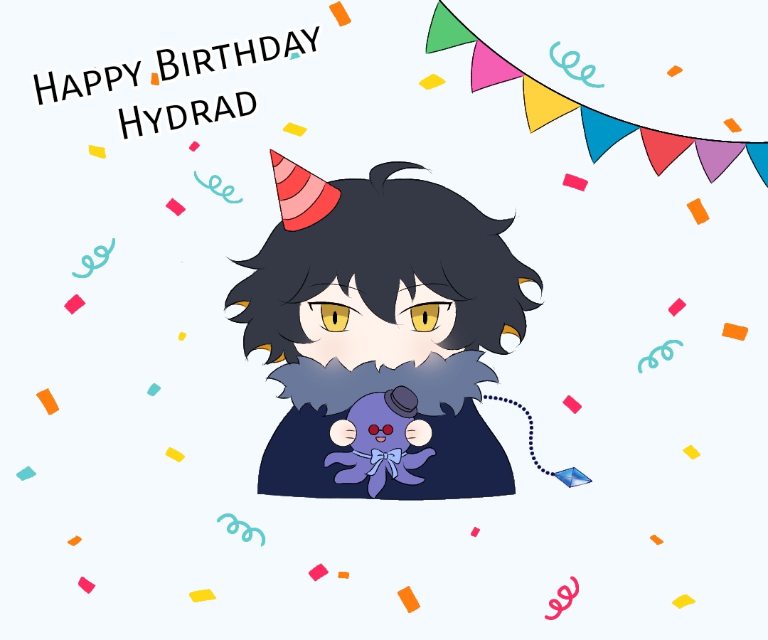 HitomiMeow7's tweet photo. Happy Birthday Hydrad 🐺🎂🎉
#AlchemyStars #白夜極光 #白夜极光 #백야극광 #Kleken #Hydrad #クレーケン #ヒドライ #章狼 https://t.co/4pMMNqdzDL