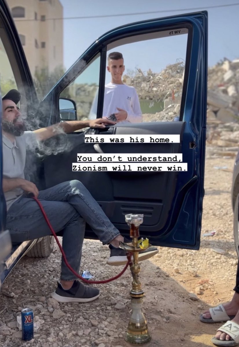 missfalsteenia's tweet photo. This man said they destroyed my home, but it’s still my home &amp; I’m going to light this hookah up. They will never win! https://t.co/mXbsf3pOxO