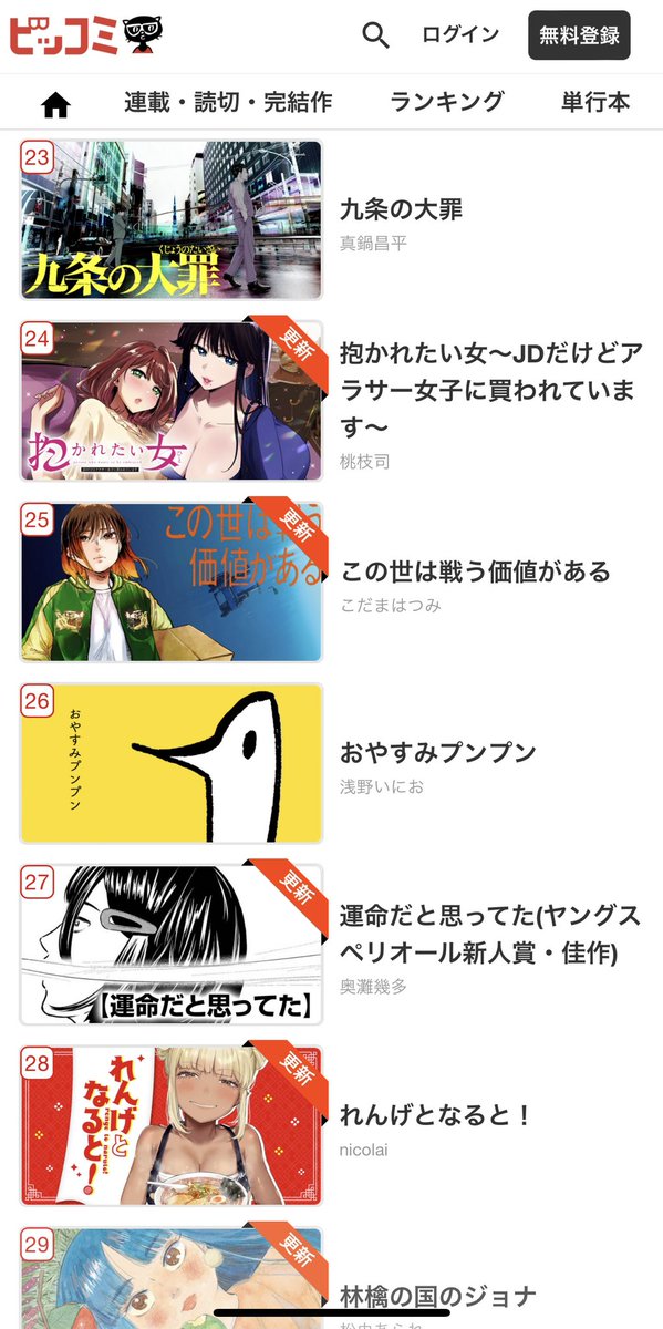 ランキングに入ってる! 読んでくれて人ありがとうございます🫶🏻 引用元から読めるのでよかったら見てみてください!