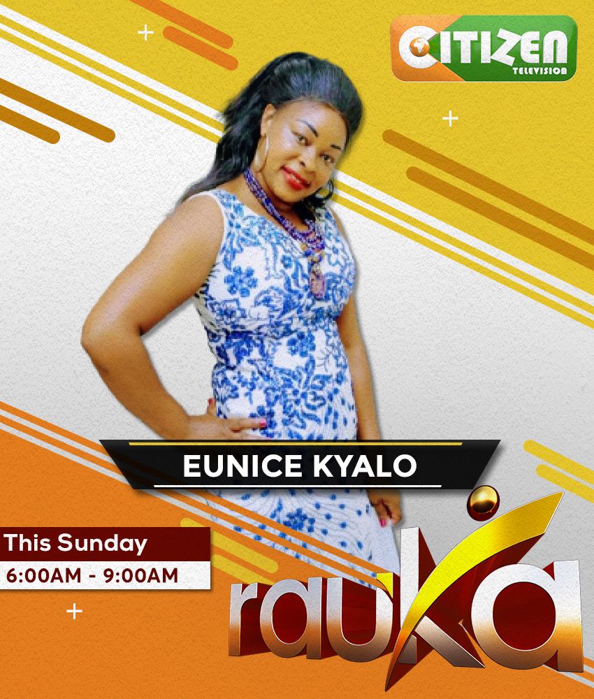 Catch Eunice Kyalo live on #Rauka this Sunday morning from 6-9 am