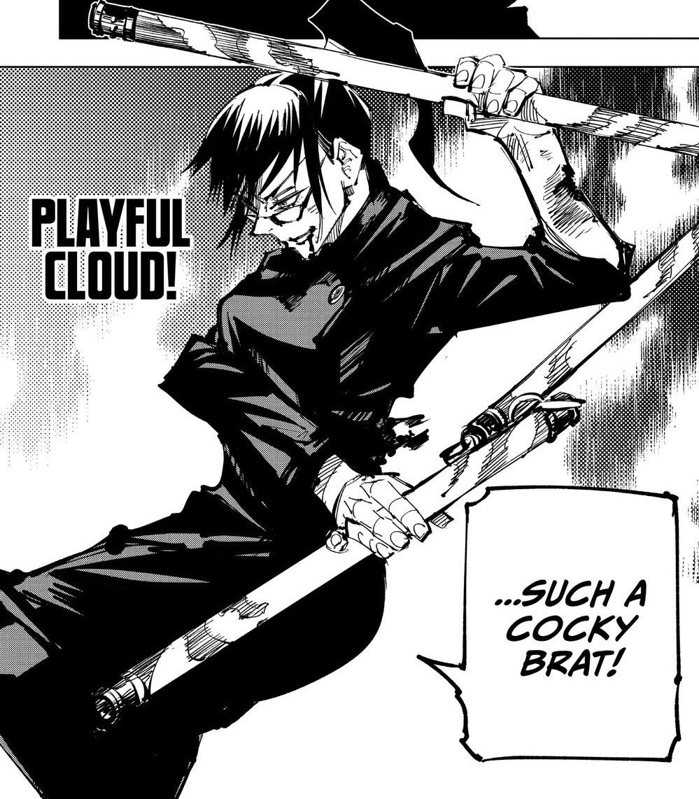 Go_Jover's tweet photo. Maki with Playful Cloud in manga &amp; anime https://t.co/FEoRoooDHn