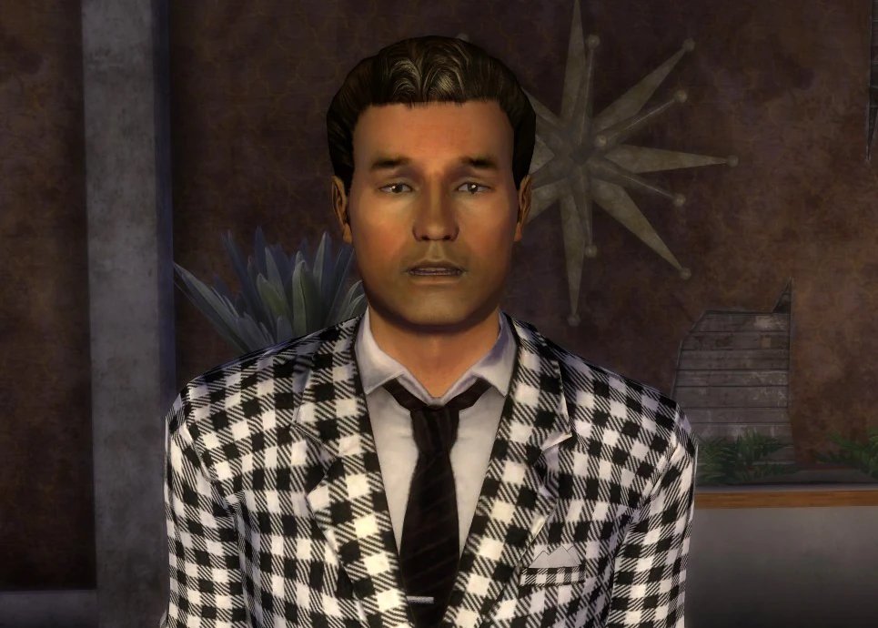 TKsMantis's tweet image. Waking up to find long-time Fallout fan and New Vegas cast member Matthew Perry has passed. I love the character Benny so much, and Perry brought him to life wonderfully.

RIP Matthew Perry