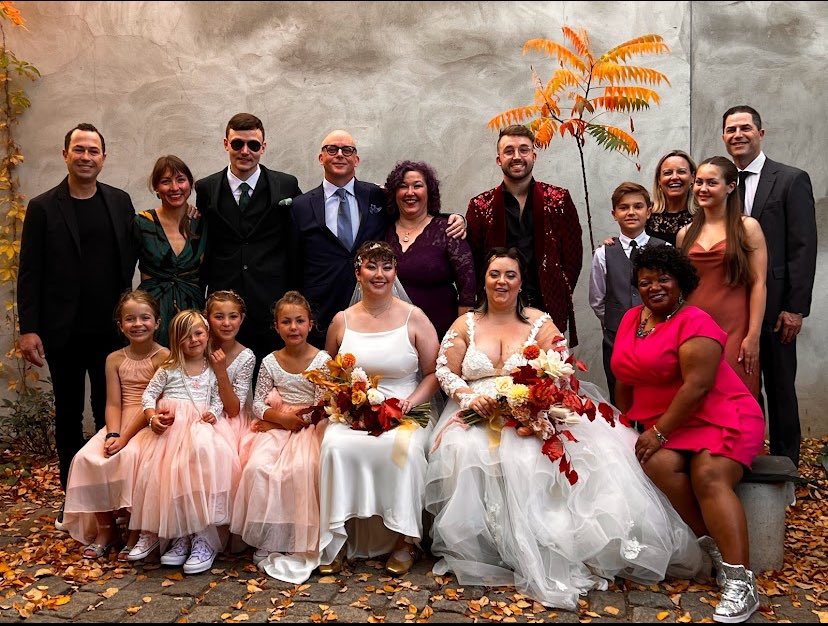 I have a daughter-in-law! My daughter married the love of her life today. Congratulations to <a href="/fifimcgee_/">tár apologist ❤️‍🔥</a> and <a href="/Double_Eff_Beff/">salting the vibe ✨</a>