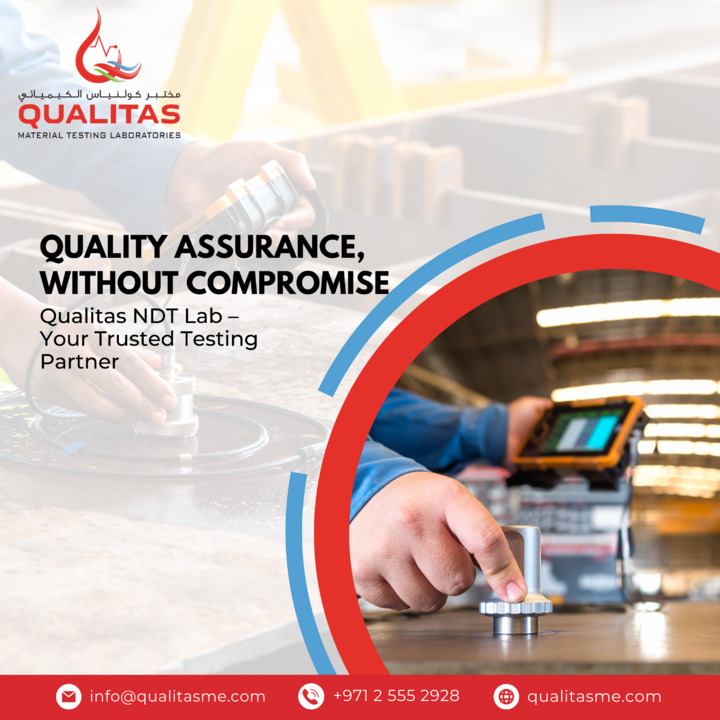 Qualitasme's tweet image. Quality assurance without compromise! Qualitas NDT Lab, your trusted testing partner. Precision, reliability, excellence.

Visit us at - qualitasme.com 

#qualitas #qualitasmaterialtesting #trustedtesting #qualityassurance #qualitasndtlab #precisiontesting #qualityfirst