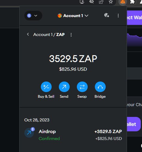 wonhodiosito's tweet photo. already claimed, u guys should too!

Zapper airdrop is live now, everyone can join and check for what amount are they eligible for!

📌check their tweet here👉https://t.co/8f469NDlzN https://t.co/E7DZOyDt07