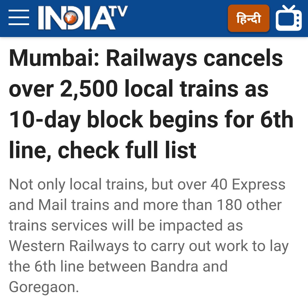 nikkhhiljethwa's tweet photo. Dear @drmbct many trains r cancelled frm Virar to Churchgate (up &amp; down), thr has to be GR frm state @mieknathshinde &amp; @mybmc to all the offices, establishment etc that exempt late marking for staff or allow WFH till 5th Nov due to cancellation of 2500 train
Our ppl r suffering ! https://t.co/HlqeWXbaRh