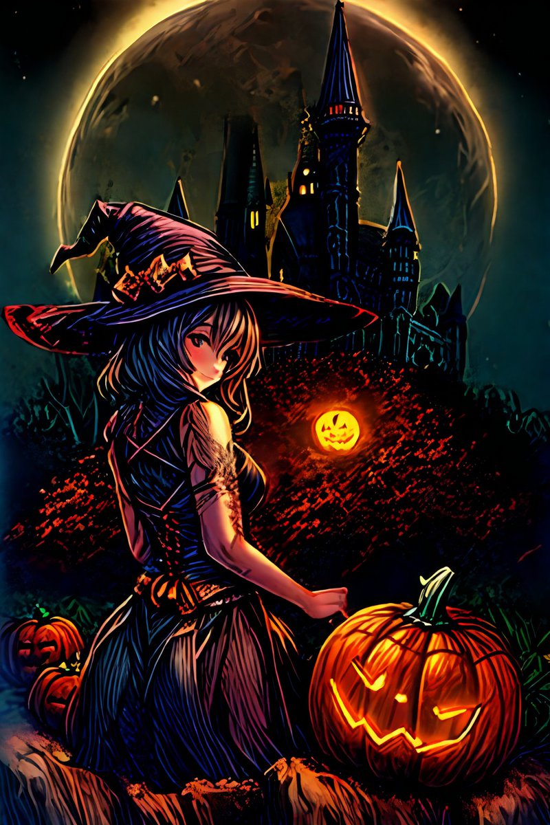 hashibatei's tweet photo. おはようございます。
そろそろハロウィンなので再度ハロウィンイラスト
先日upしたものの別バージョン
#AI生成 #AIイラスト #AIイラスト好きさんと繋がりたい #AIart #AIArtworks #ハロウィン https://t.co/Rra3L9SQ3L