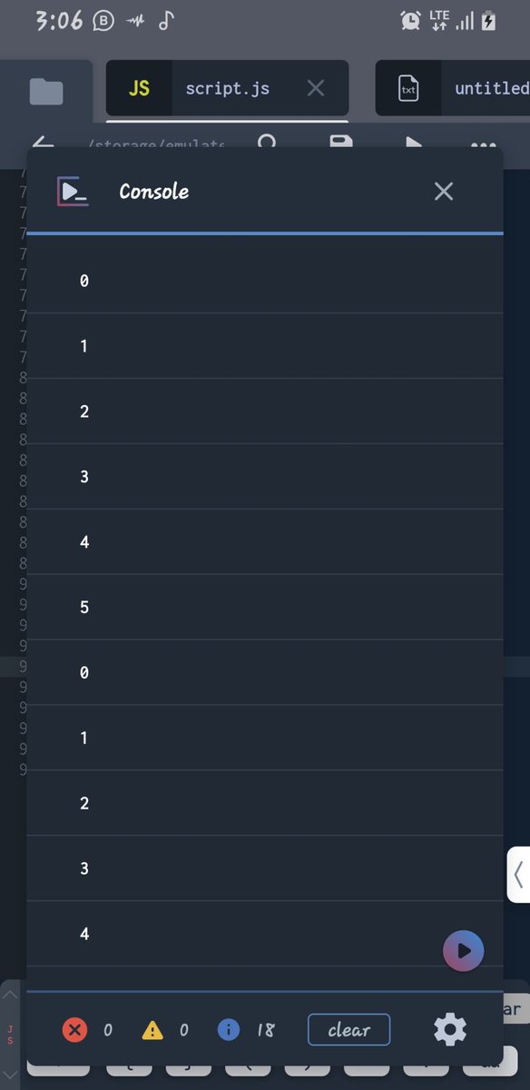KosisoAnthony2's tweet photo. Day11-15
Finally done with Conditional Statement and Loops in javascript. I did a deep research on that , although I was a bit confused on loops especially the do-while loop, but have resolved the issues.
#AJ90JS #javascript @TrebEdit #frontenddeveloper https://t.co/zKP14yhhM9