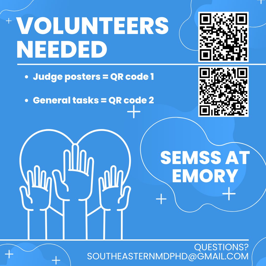 A_P_S_A's tweet photo. SEMSS (Southeast Regional Meeting) will have their meeting on November 18-19, 2023. Volunteers are needed for judging posters &amp; presentations, moderating panel discussions and helping out with general tasks! https://t.co/wUImlKBkve
