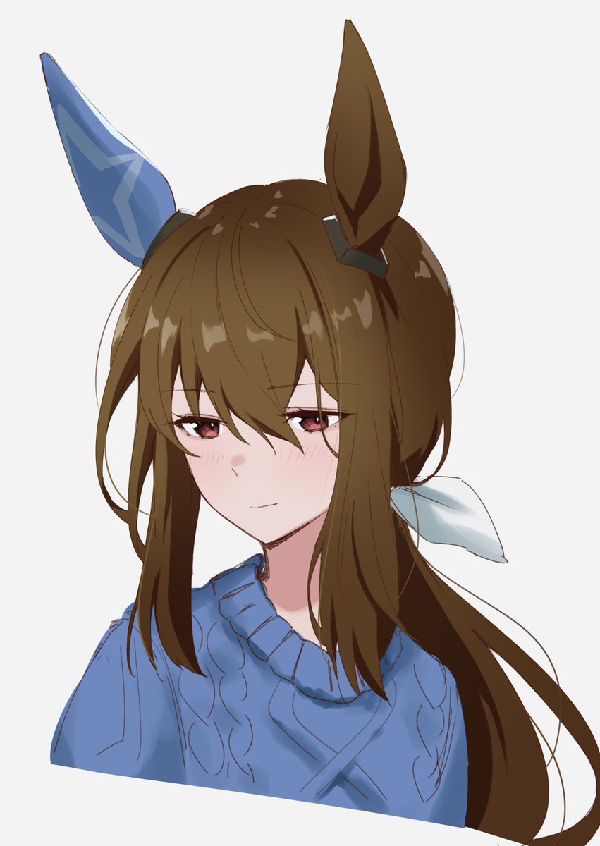 アドマイヤベガ(ウマ娘) 「アヤベさん...」|だんぼるのイラスト
