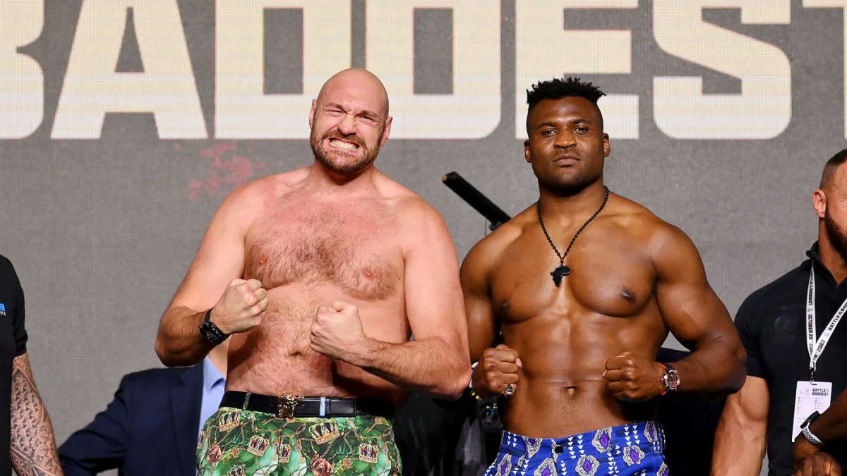 DeensFightClub's tweet photo. Tyson Fury vs Francis Ngannou  is now going to Decision.😳

Who do you think won?🤔

#FrancisNgannou #TysonNgannou #g7promo https://t.co/EEqnX1SVDr