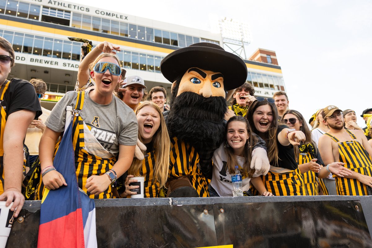 appstate's tweet photo. A 9th consecutive Homecoming game win is even sweeter when surrounded by so many members of our Mountaineer family and App State community. Let's keep the momentum going. We'll see you at The Rock next Saturday and of course... Roll 'Neers! #AppStateisHome https://t.co/Oc7uYepicP