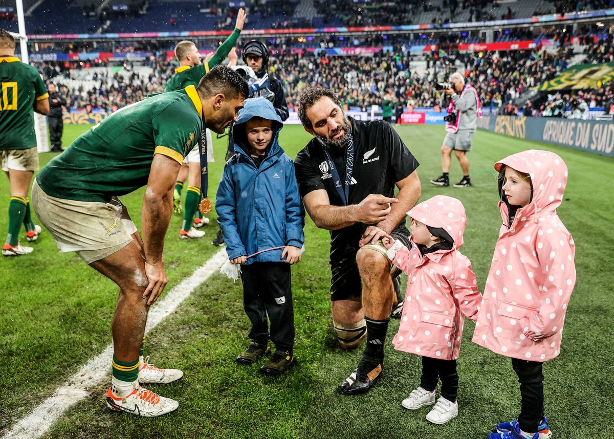 This is why this is the greatest rivalry in world rugby. Nothing but respect, @AllBlacks 😊 #StrongerTogether #Springboks #RWCFinal #RSAvNZL