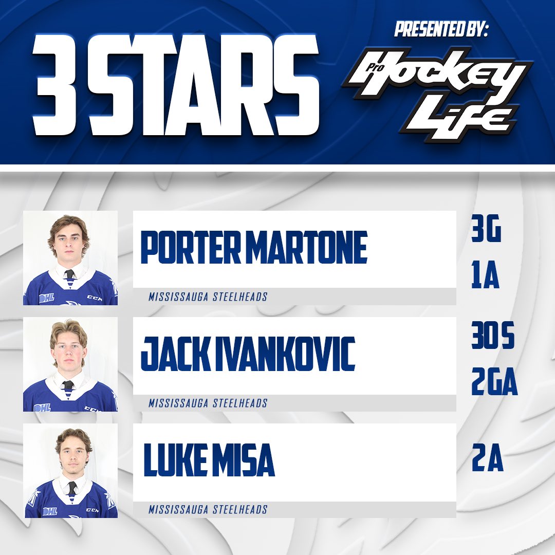 10 wins in 13 games 😮‍💨 Is that good ⁉️ #SteelStrong The three stars of the game are presented by @ProHockeyLife_ #RaiseYourGame 🌟