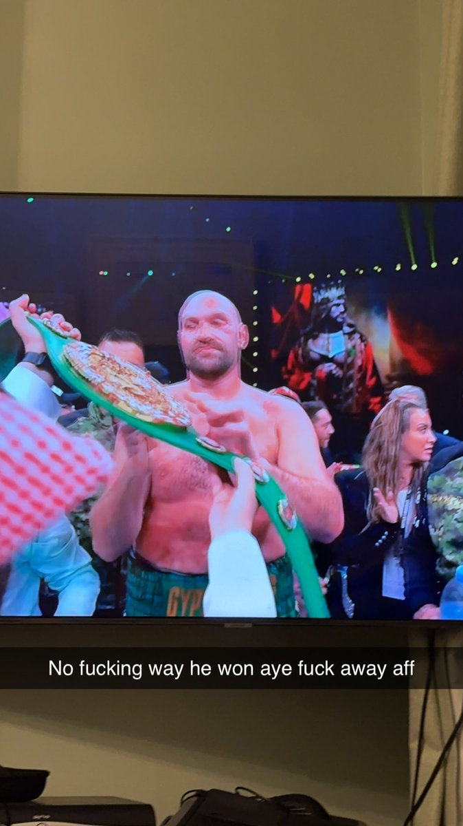 C_Denvir's tweet photo. @Tyson_Fury no chance you won https://t.co/aRA4XZSd2o