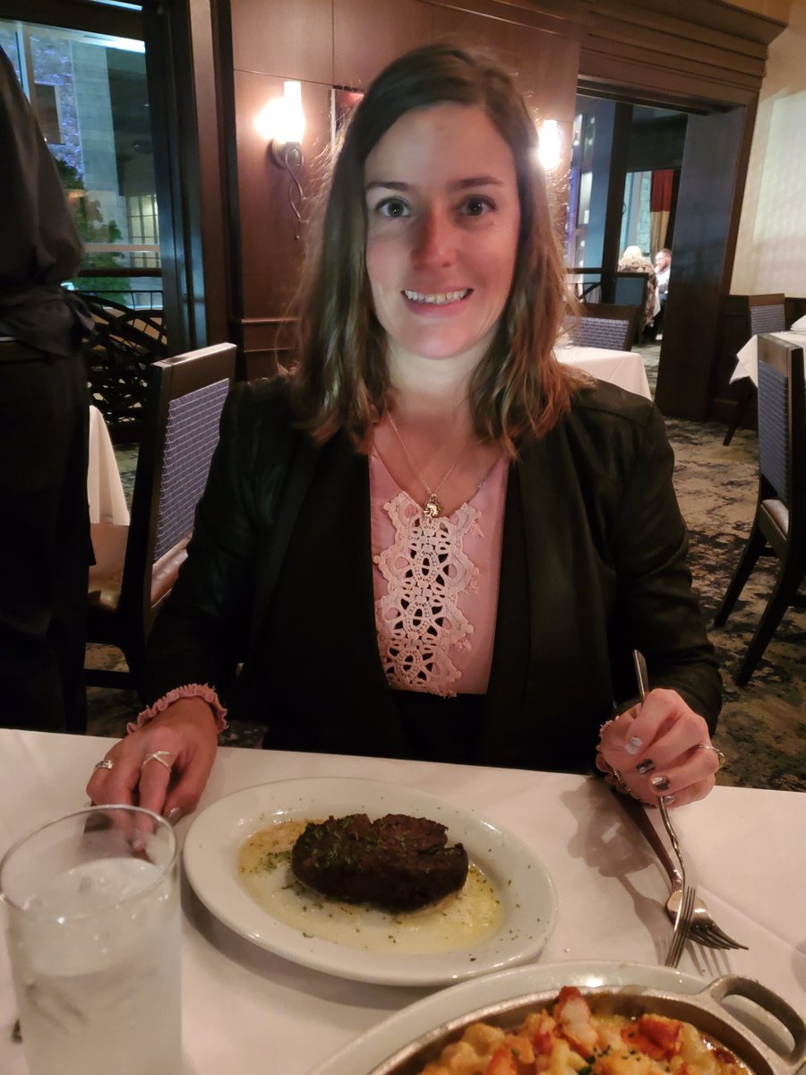 CoachJeffEssig's tweet photo. Birthday steaks just hit different after a #PlayoffWin🏈
So happy for family & being able to celebrate with them at Ruth's Chris downtown tonight.
#OscarStyle https://t.co/zHhJMPSAMy