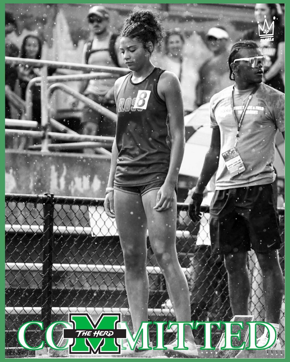 I am extremely blessed and excited to announce my verbal commitment to run Division 1 track at Marshall University, and further my athletic and academic career! Thank you to my family, coaches, friends, and everyone that supported me through this process, I am forever grateful!