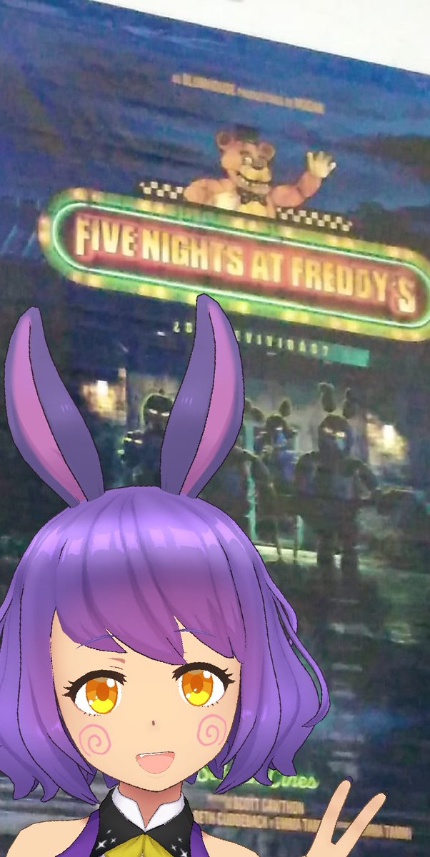 _Wonderland239's tweet image. I can officially say that the FNAF movie was...
Pretty Good! 😊💜
#GHVIP280 #FNAFMovie #FNAF  #VTubersAreStillWatching #VTuberAssets #REALITY #غزة_الآن