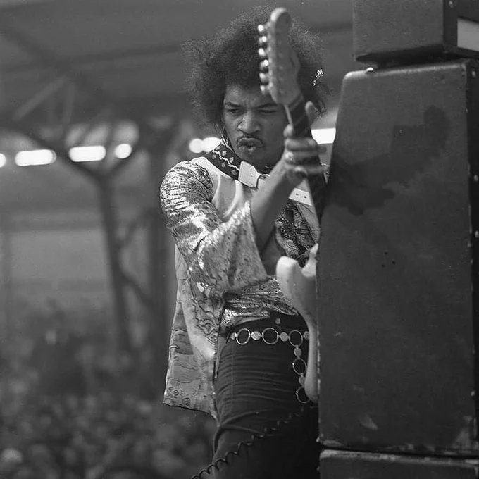 Jimi Hendrix live in Rotterdam, November 10th, 1967. Photos by Rob Bosboom