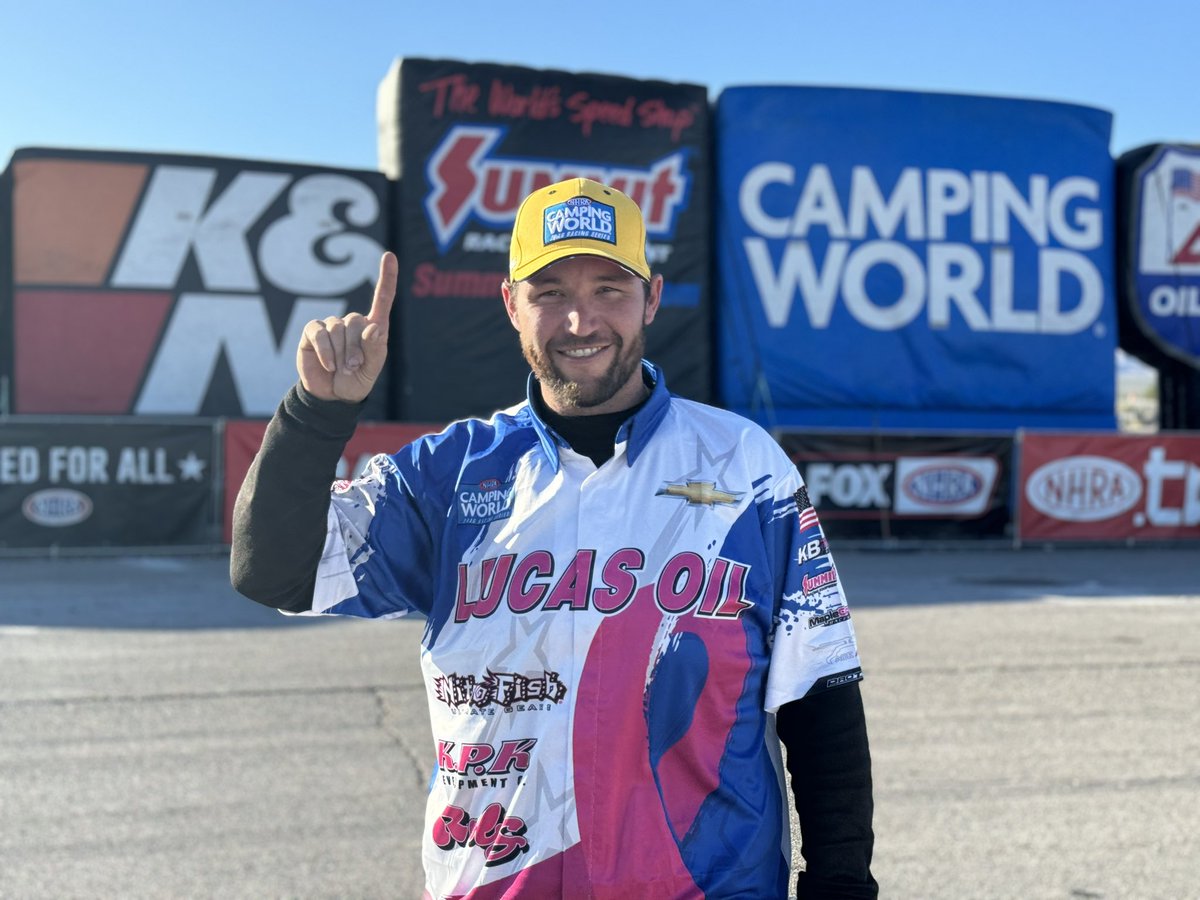 .@KyleKoretsky steals the top spot in the final qualifying session and picks up his first No. 1 qualifier of the season at the #VegasNats!