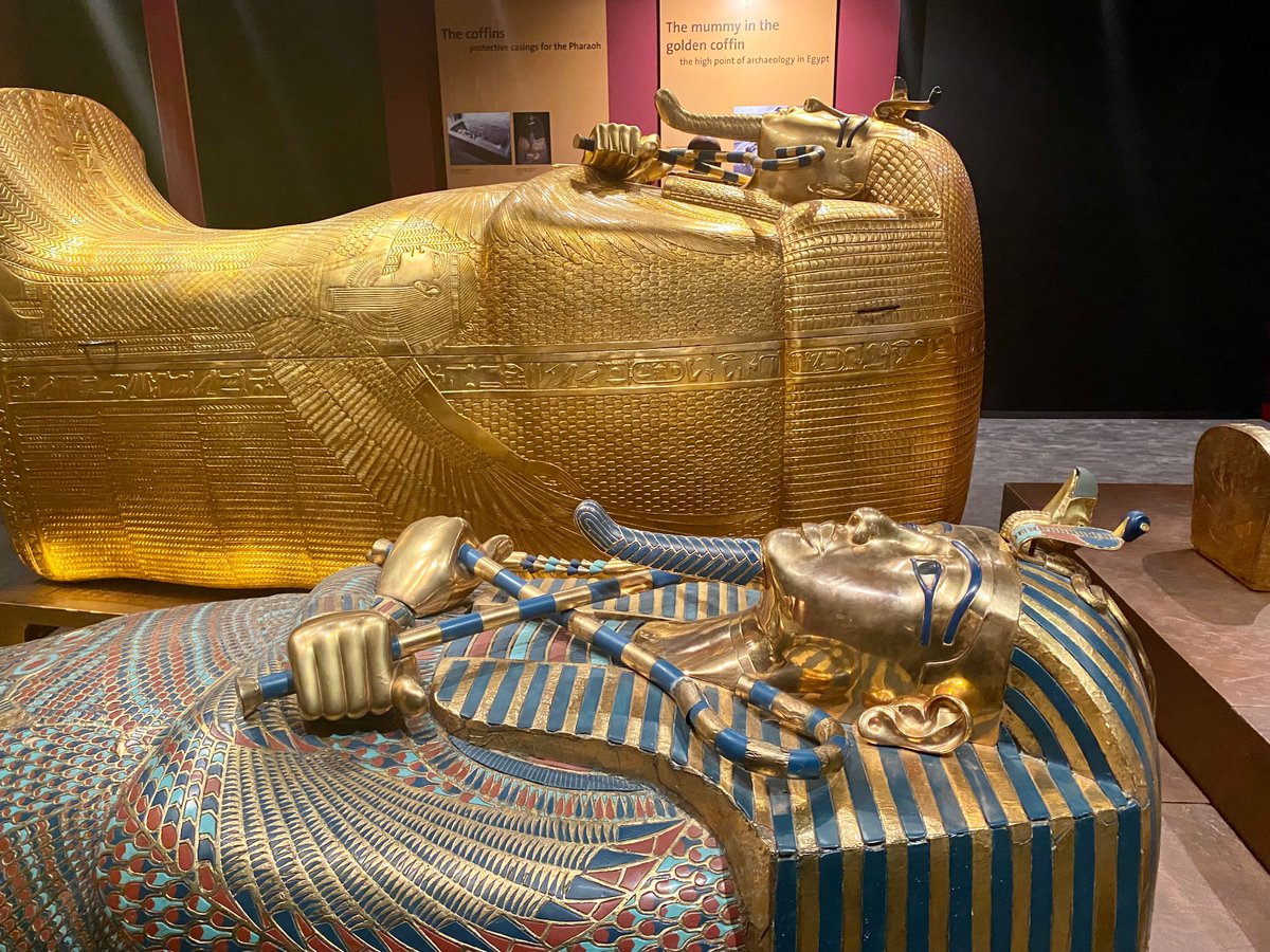jon_gillooly's tweet image. King Tut Atlanta exhibit was fascinating. So much to see. #Tutankhamun.expo #solidgoldsandals