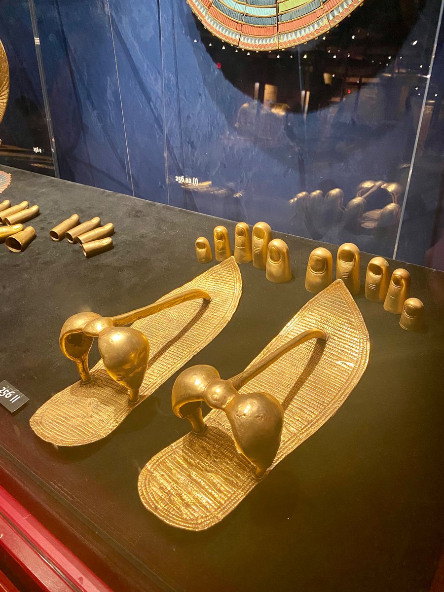 jon_gillooly's tweet image. King Tut Atlanta exhibit was fascinating. So much to see. #Tutankhamun.expo #solidgoldsandals