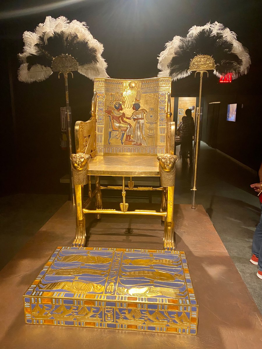 jon_gillooly's tweet image. King Tut Atlanta exhibit was fascinating. So much to see. #Tutankhamun.expo #solidgoldsandals
