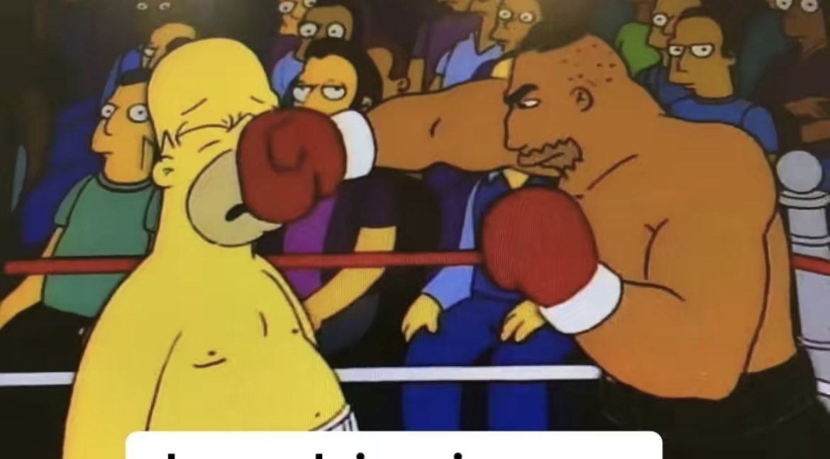 IPrxsq's tweet photo. Les simpson on predit le combat j’suis choquer #FuryvsNgannou https://t.co/Lw3gjfmIFc