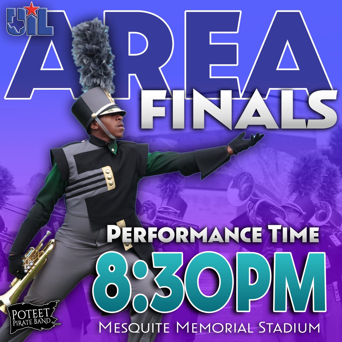 One more!!! Let’s get it done!
#gopirateband #peacebypiece23