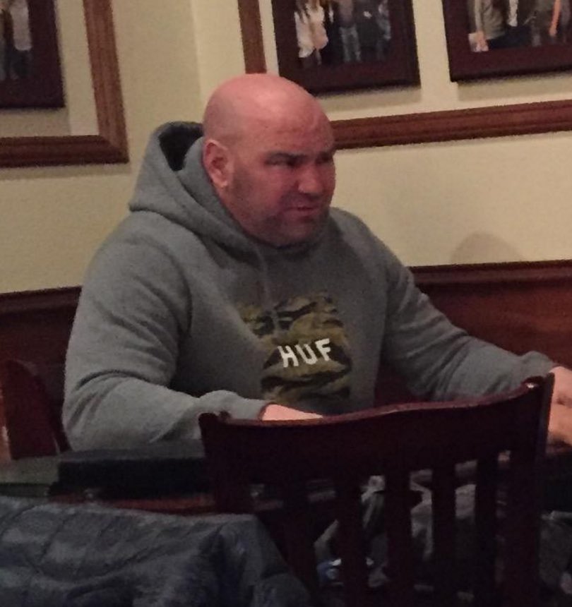 Stripes555's tweet image. Dana white watching Francis 🥊