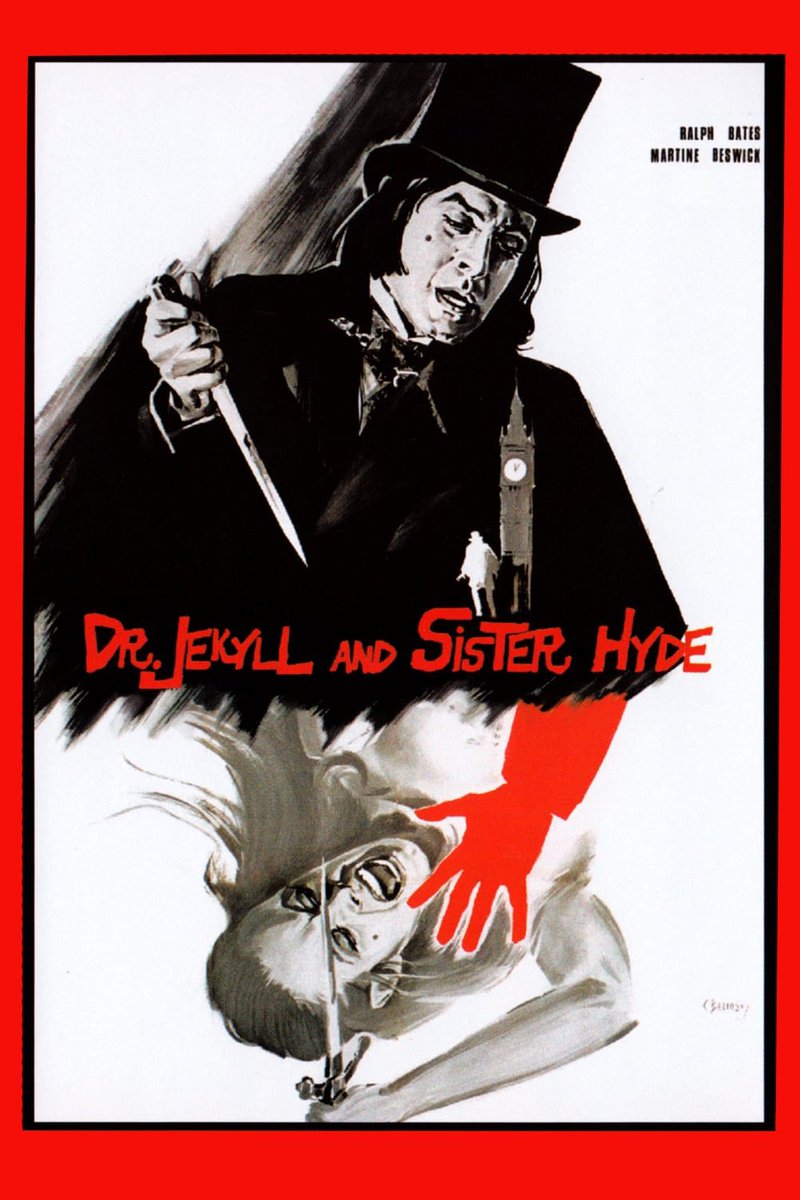 Tonight’s Hammer Horror movie viewing #DrJekyllandSisterHyde #HammerHorror #HorrorMovies