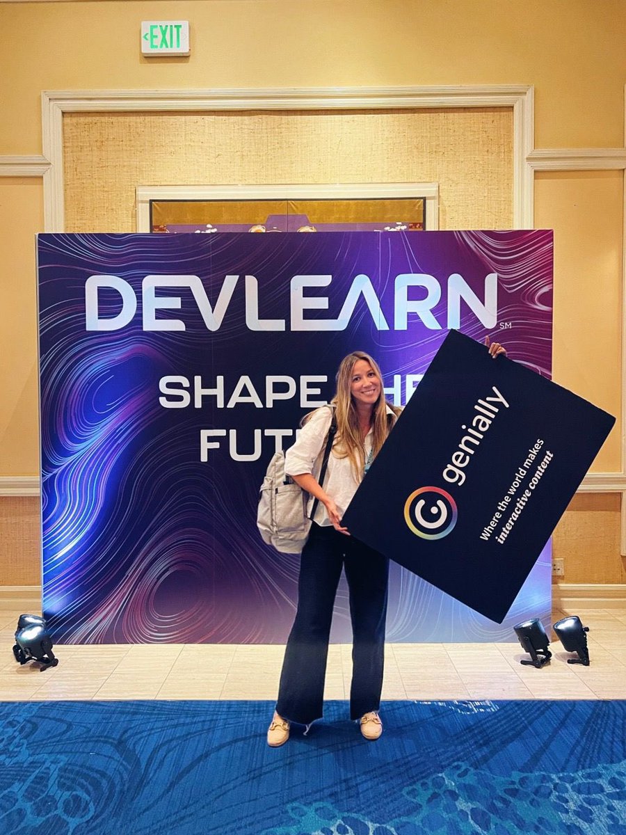KryssKipp's tweet image. Wrapping up an incredible three days at #DevLearn2023 Thanks to everyone who visited our booth #111. We truly enjoyed meeting our clients, ambassadors, and partners and introducing @genially to all the amazing professionals in the learning and development industry who attended