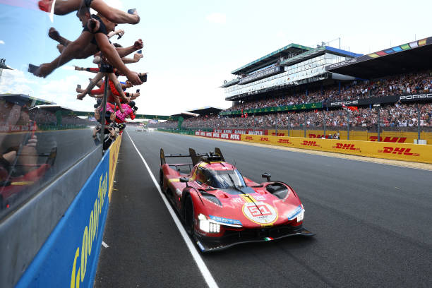 Le Mans, 2023.

Alessandro Pier Guidi, James Calado, Antonio Giovinazzi, Ferrari 499P. 

Photo: Clive Rose.