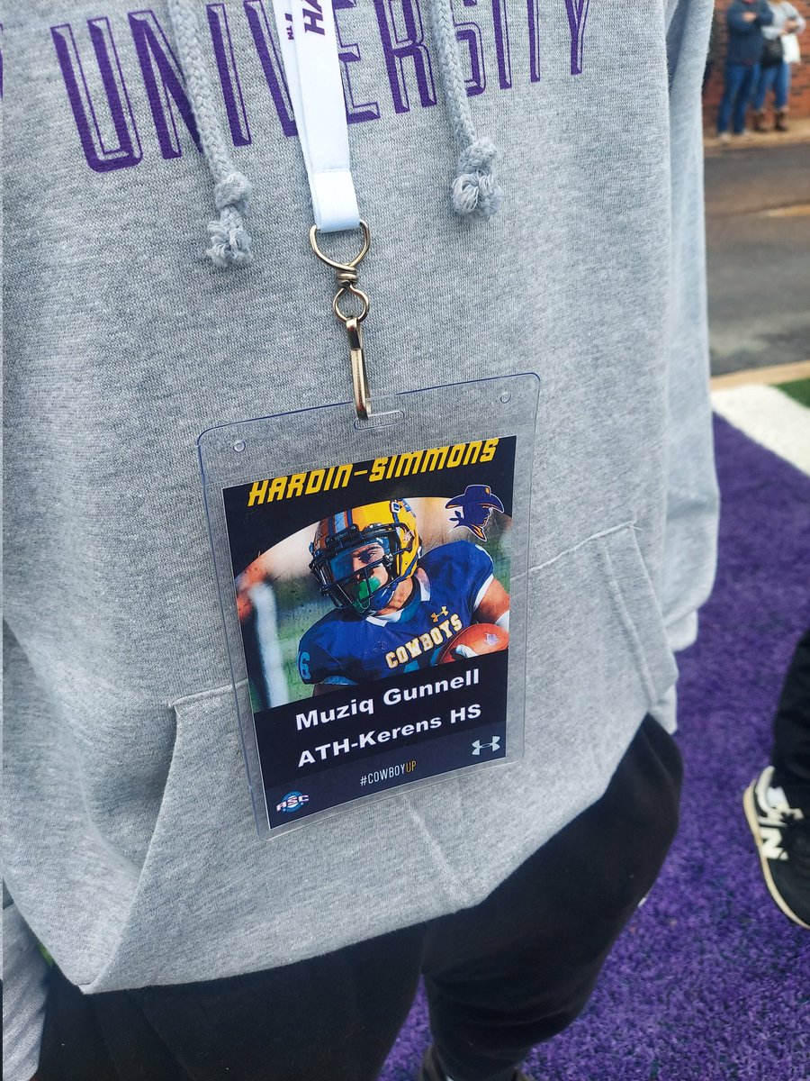 Muziq Gunnell (@muziqg15) on Twitter photo #Cowboys
Had a great time hanging out with the Cowboys' Family. @CadeBell_HSU I thank you for inviting me out. It was a great win & great atmosphere. Go Cowboys!
@CadeBell_HSU <a href="/HSUCowboys/">Hardin-Simmons Cowboy Football</a> <a href="/coach_wwright/">Will Wright</a> <a href="/NCSA_Football/">NCSA_Football</a> <a href="/CoachHartmann7/">Hunter Hartmann</a> <a href="/KerensAthletics/">Kerens Athletics</a> #Cowboys
Had a great time hanging out with the Cowboys' Family. @CadeBell_HSU I thank you for inviting me out. It was a great win & great atmosphere. Go Cowboys!
@CadeBell_HSU <a href="/HSUCowboys/">Hardin-Simmons Cowboy Football</a> <a href="/coach_wwright/">Will Wright</a> <a href="/NCSA_Football/">NCSA_Football</a> <a href="/CoachHartmann7/">Hunter Hartmann</a> <a href="/KerensAthletics/">Kerens Athletics</a>