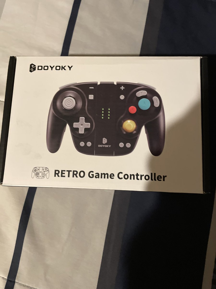 Just received this epic GameCube controller from Doyoky!!! This is amazing!!! Can’t wait to try it out