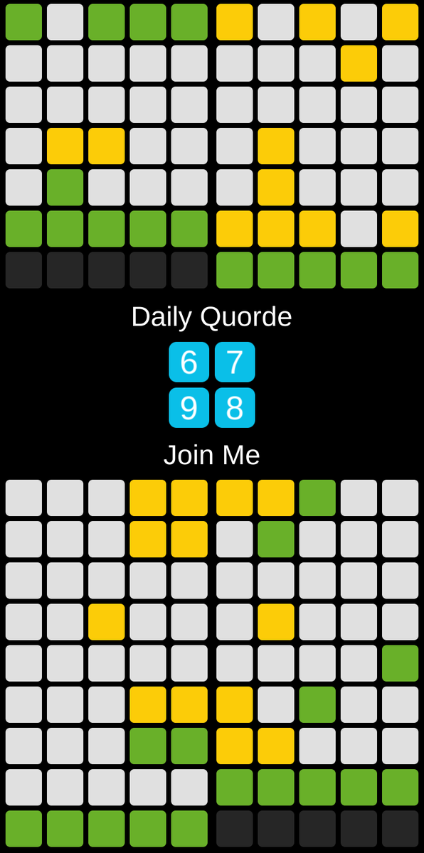 phillip_foss's tweet photo. Daily Quorde #666 
6️⃣7️⃣
9️⃣8️⃣
Play it here!
https://t.co/7RjYoLFyz4
#Quorde #Wordle https://t.co/BAqmQr8W78