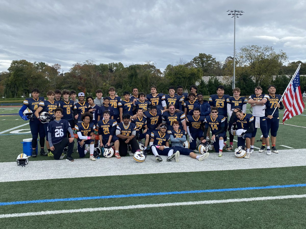 Jericho Jayhawks Football (@jerichofootball) on Twitter photo Finishing without a win is not how we wanted this season to go. But OUR win is that OUR program is back, that the Jayhawks don’t quit and we have a bright future ahead. Thank you to our seniors. We will miss you all. Onto 2024 🏈 <a href="/jerichosports/">JAYHAWKS</a> Finishing without a win is not how we wanted this season to go. But OUR win is that OUR program is back, that the Jayhawks don’t quit and we have a bright future ahead. Thank you to our seniors. We will miss you all. Onto 2024 🏈 <a href="/jerichosports/">JAYHAWKS</a>
