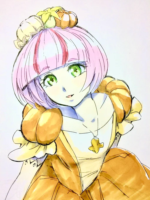 ハロウィンだからパンプルル姫の過去絵投稿しておきます