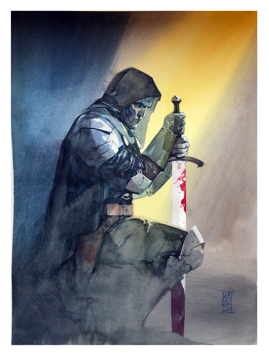 DOCTOR DOOM by the great Alex Maleev
#ComicBookArt #MarvelComics #DoctorDoom