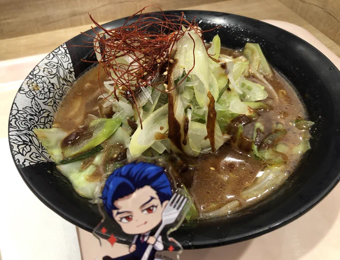 会いたかったよ岡崎SA開花屋さんの八丁味噌ラーメン…
