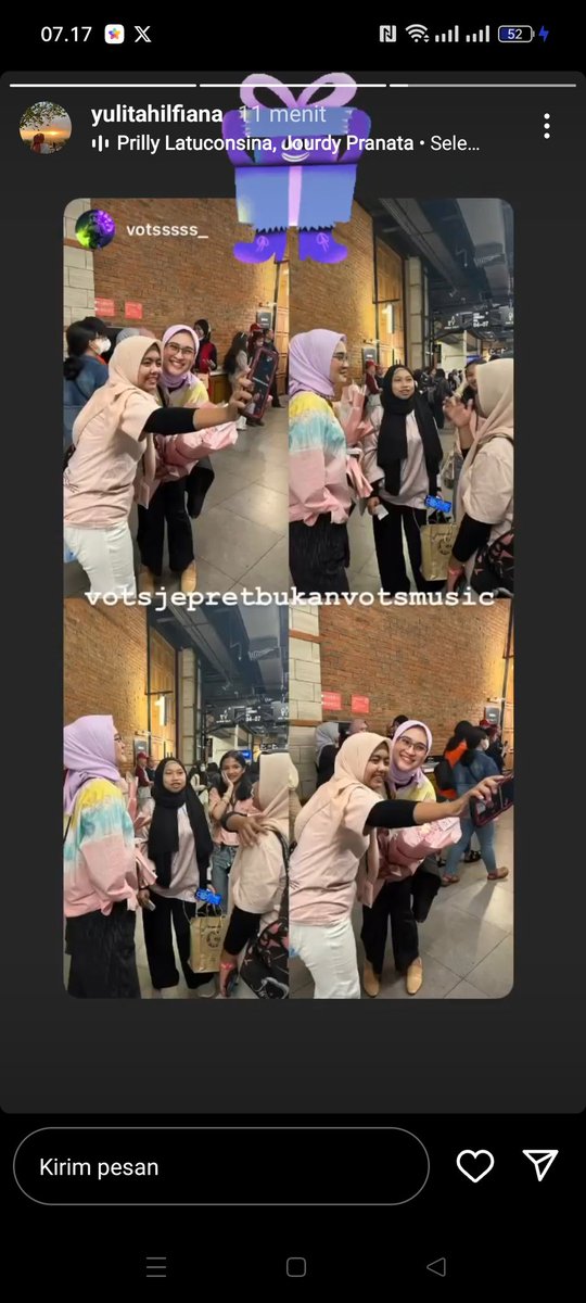 nadiaaip_'s tweet photo. Yg slalu ceria dan baik hati sama orang", love u @yulitaolive 🫶🫶

Difotoin @votsssss_ https://t.co/avtL4APiCG