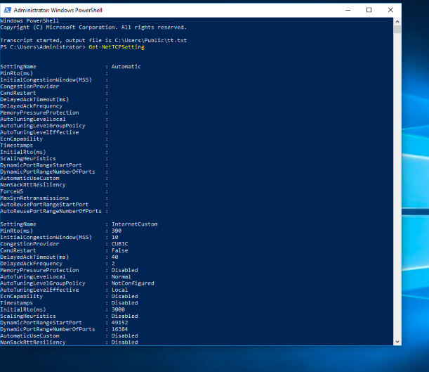 cyb3rshi3ld's tweet image. TCP settings are optimized for different network conditions.
Use the Get-NetTCPSetting cmdlet in Windows PowerShell to get the TCP settings for your computer.
#networking #cybersecurity #WindowsPowerShell