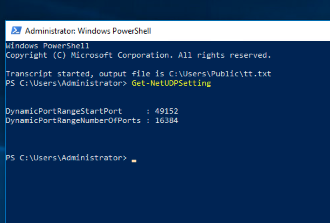 cyb3rshi3ld's tweet image. UDP settings are used to configure UDP traffic.
Use the Get-NetUDPSetting cmdlet in Windows PowerShell to get the UDP settings for your computer.
#networking #cybersecurity #WindowsPowerShell