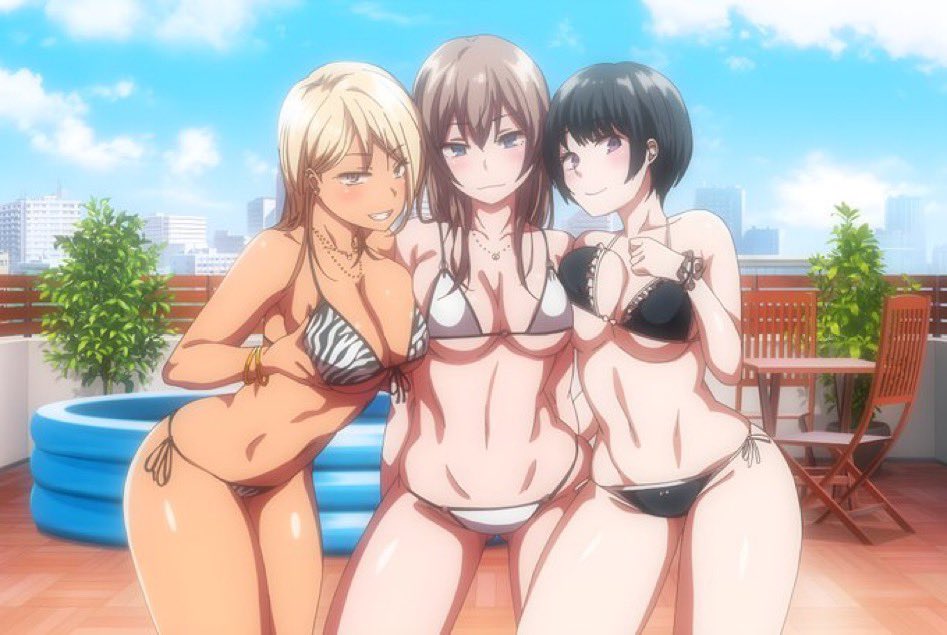 Nagisa, Chiaki &amp; Yukiko 💛🤎🖤
