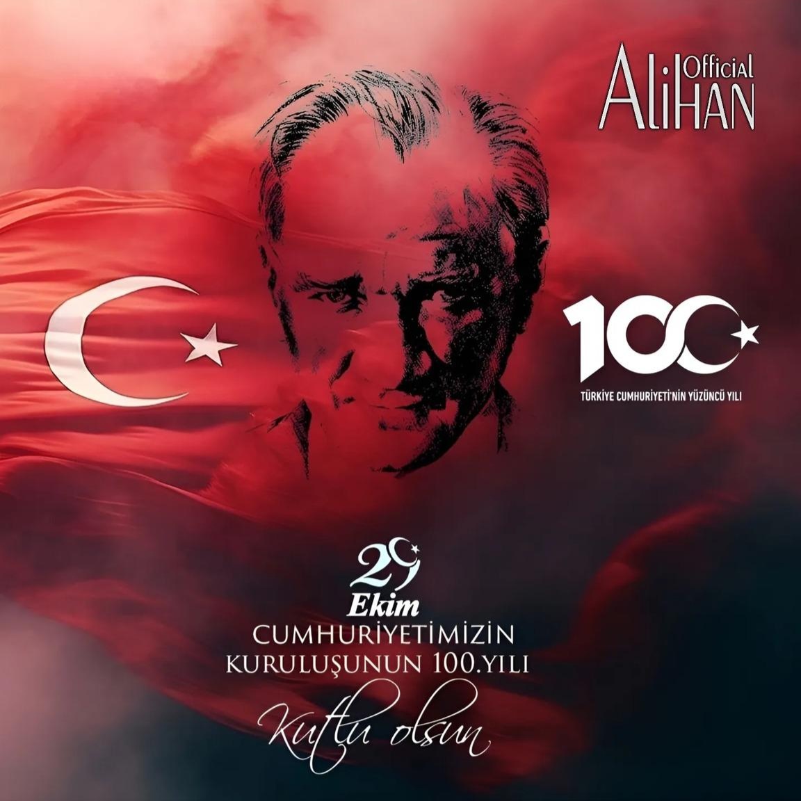 AlihannOfficial's tweet photo. NE MUTLU TÜRKÜM DİYENE ! ! !
● ● ●
#Atatürkünİzinde100YIL #NeMutluTürkümDiyene #TürkiyeCumhuriyeti #100YAŞINDA #TürkiyeCumhuriyeti100Yaşında #Cumhuriyet100Yaşında #YaşasınCumhuriyet #MustafaKemalAtatürk #Başkomutan #GaziMustafaKemalAtatürk #Atatürk https://t.co/ceXnVPrMoe