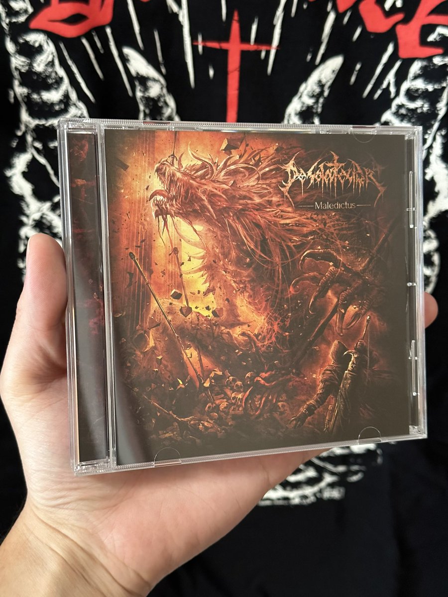 shishineko44225's tweet image. #Nowplaying
#DesolateSphere
#Maledictus
今朝はDesolate Sphereの新EPから🔥
特典CD-Rが欲しかったので、diskunionにて注文したぜ🤘🏻