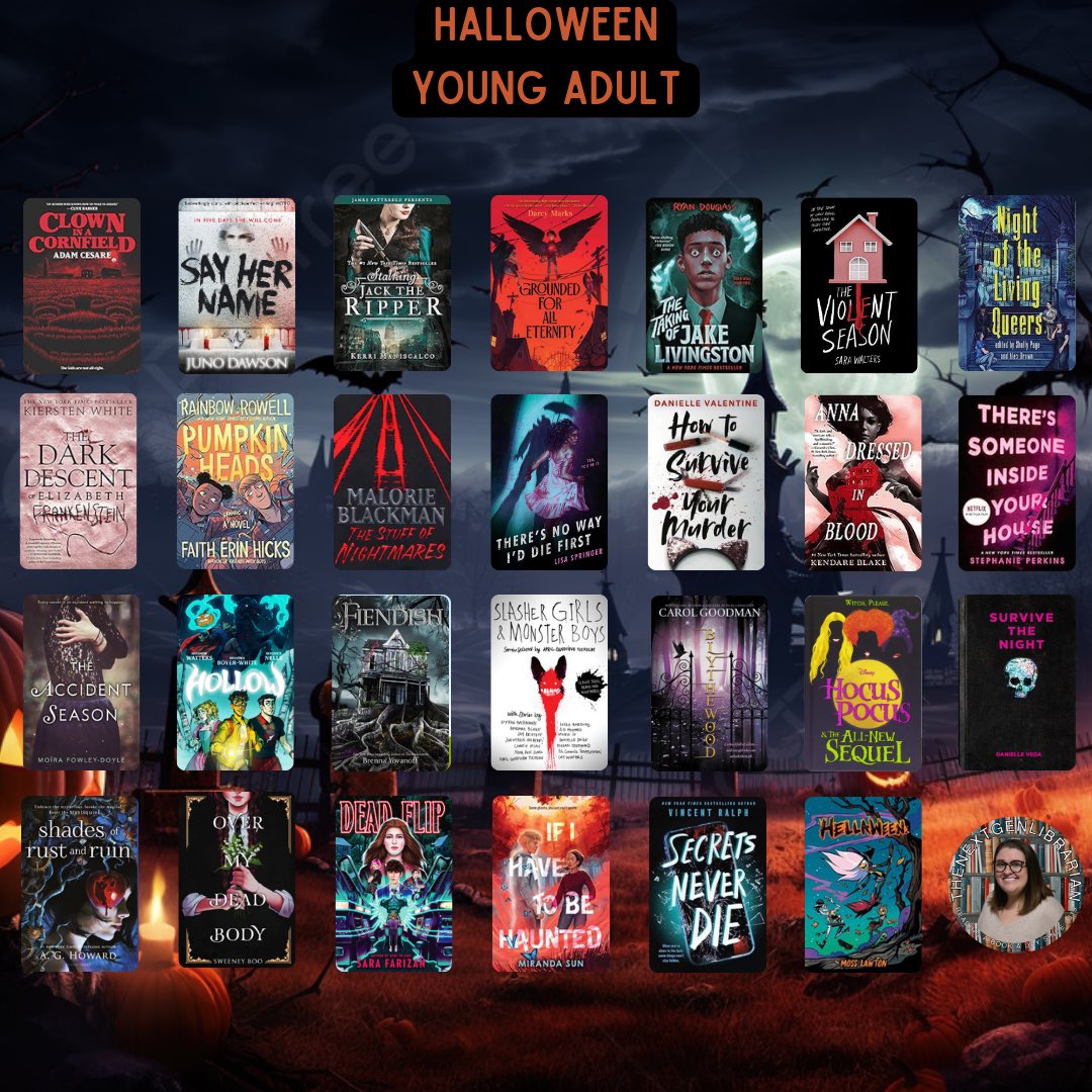 What ru in the mood to read? Check out these #picturebooks #MG #YA and adult #bookrecommendations set on or around #halloween All 5 slides linked in bio under Google Drive➡️Mood Reading folder. #librarian #librarians #booktwitter #librarytwitter