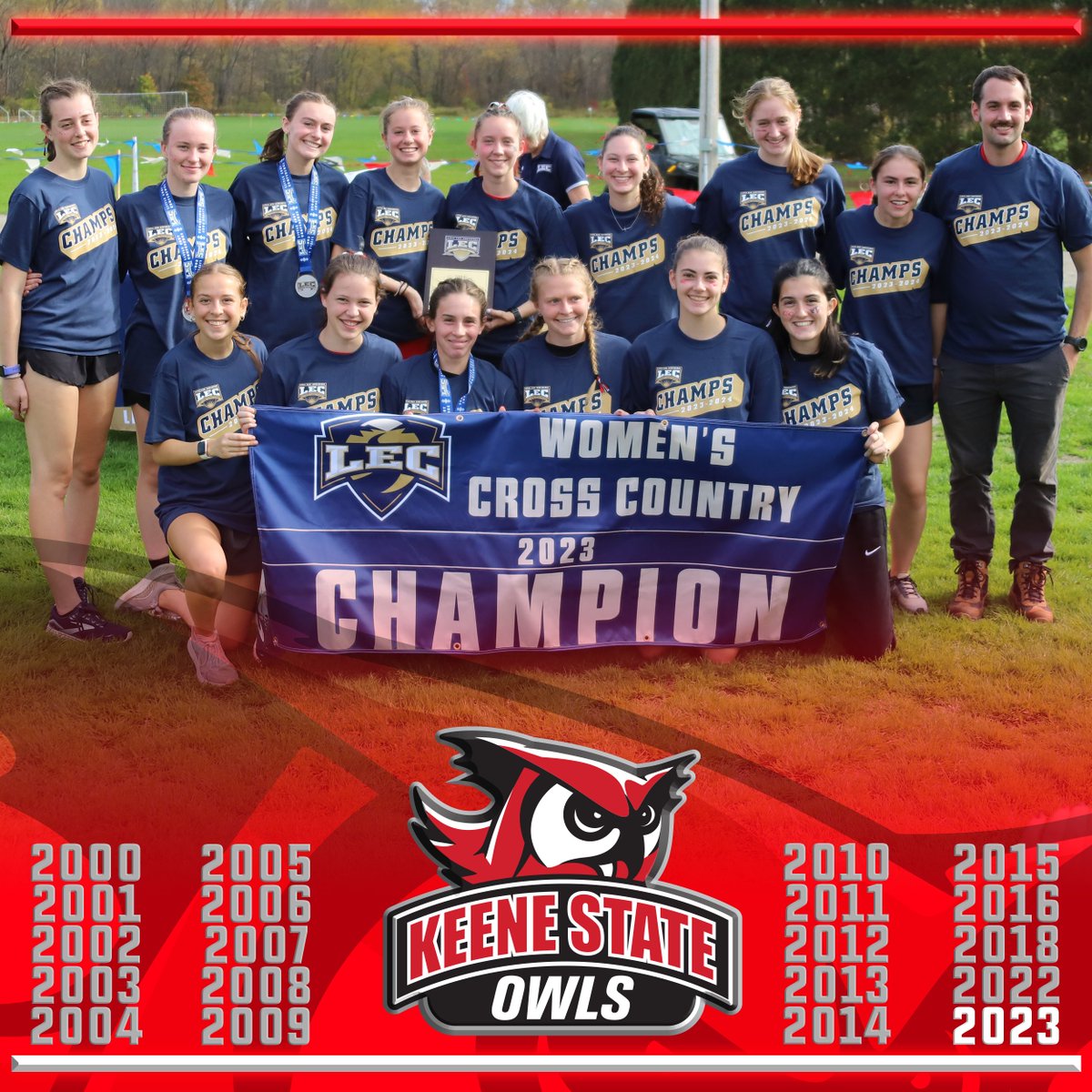 NEWS: Women's Cross Country Repeats as <a href="/LittleEastConf/">Little East Conference</a> Champions
keeneowls.com/news/2023/10/2…
<a href="/owlxctf/">OWLXCTF</a>