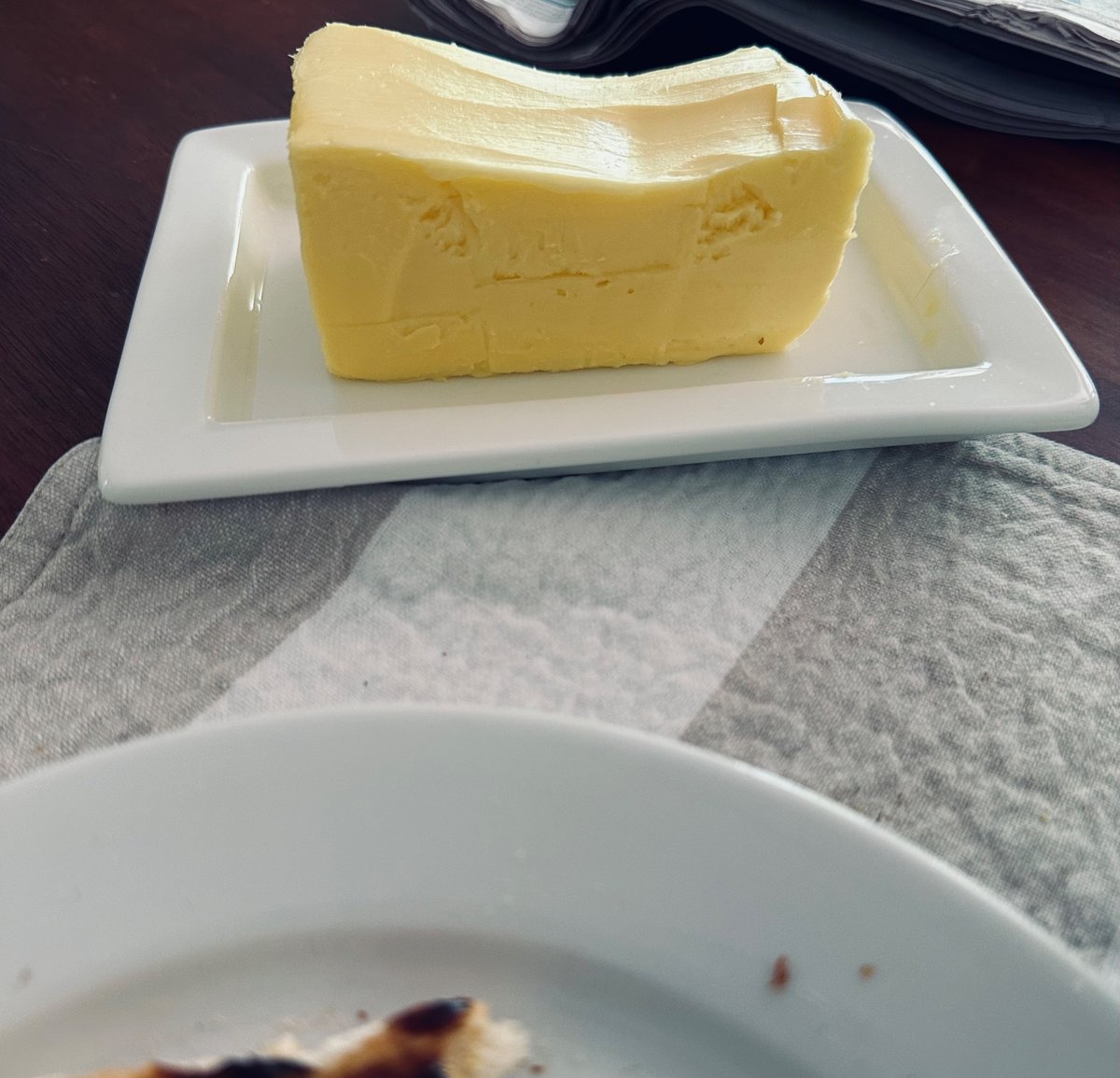 I'm pretty sure my butter is angry with me for some reason.